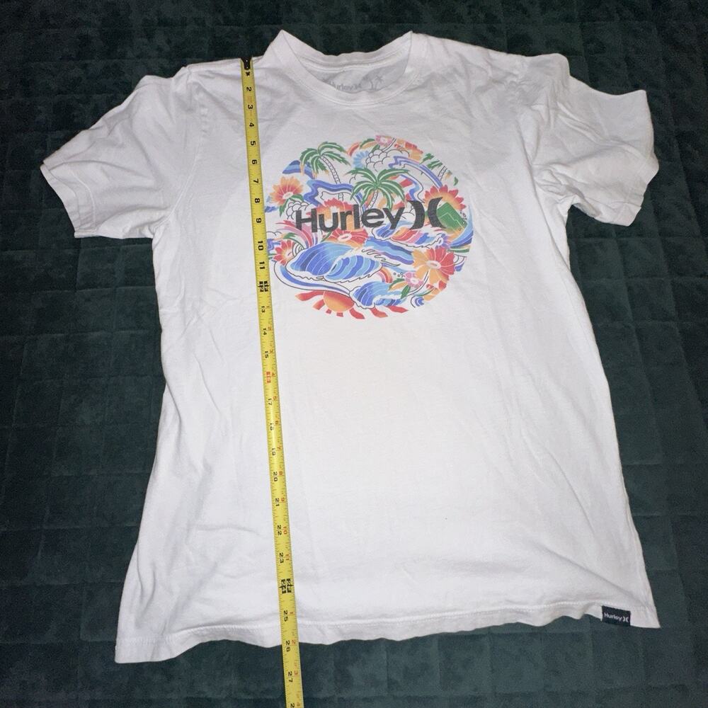 Hurley Mens Short Sleeve Tee Shirt Small‎ (S) White Surfing Weekend - Picture 6 of 6